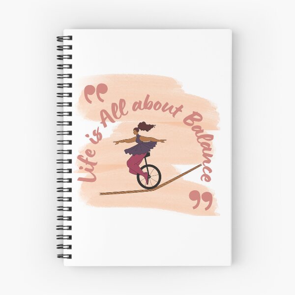 Item preview, Unicycle Funny Gifts Life Is All About Balance - Tightrope Peace Love and Empathy | Life Is All About Balance peace designed and sold by FitBeast.