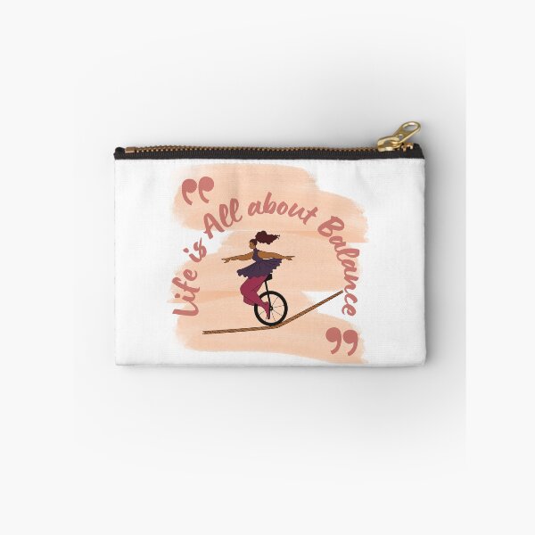 Item preview, Unicycle Funny Gifts Life Is All About Balance - Tightrope Peace Love and Empathy | Life Is All About Balance peace designed and sold by FitBeast.