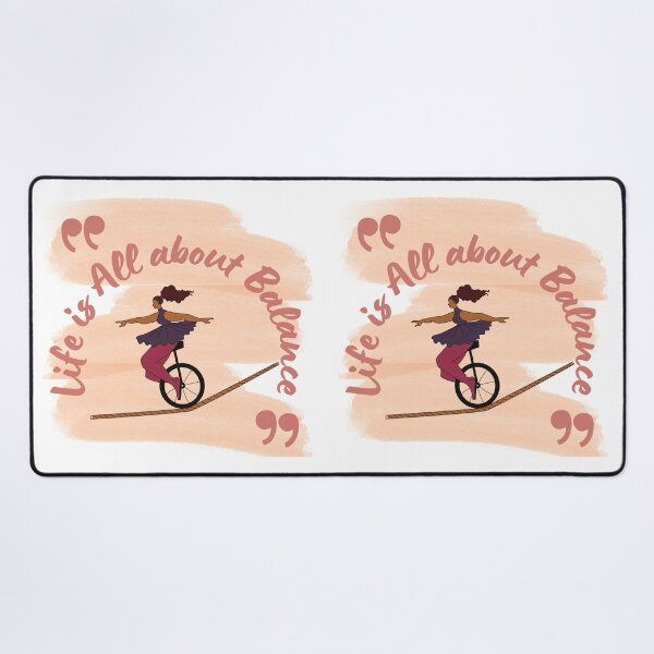 Item preview, Unicycle Funny Gifts Life Is All About Balance - Tightrope Peace Love and Empathy | Life Is All About Balance peace designed and sold by FitBeast.