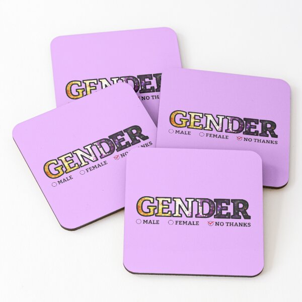 Item preview, Gender? No thanks! designed and sold by Art by Veya.