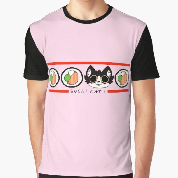 Yummy snack a sushi cat! Graphic T-Shirt