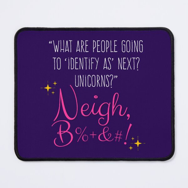 Item preview, Neigh, B%+&#! Dark Background designed and sold by AmandaRoseArts.