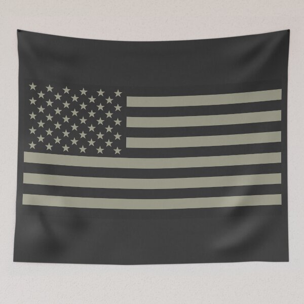 Item preview, American Flag Dark Gray designed and sold by daviesgeek.