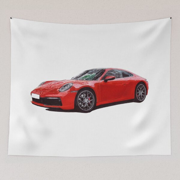 Artikelvorschau, Porsche 911 Carrera 2S (992). entworfen und verkauft von Car drawings by Pavlo Scherbatyuk.