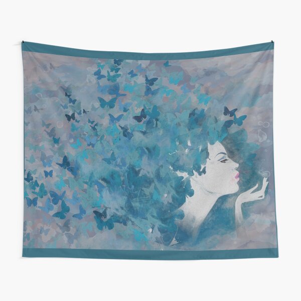 Flying Blues Tapestry