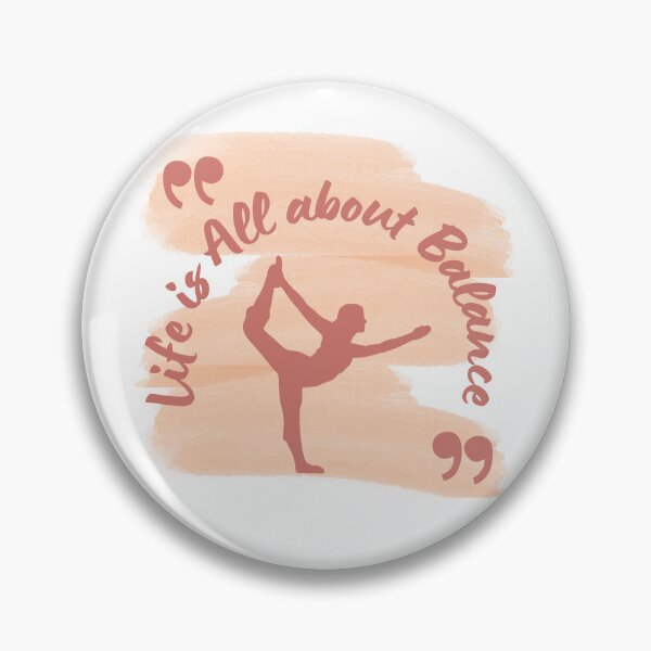 Item preview, Yoga Gifts Life Is All About Balance - Yoga Peace Love and Empathy | Life Is All About Balance peace designed and sold by FitBeast.
