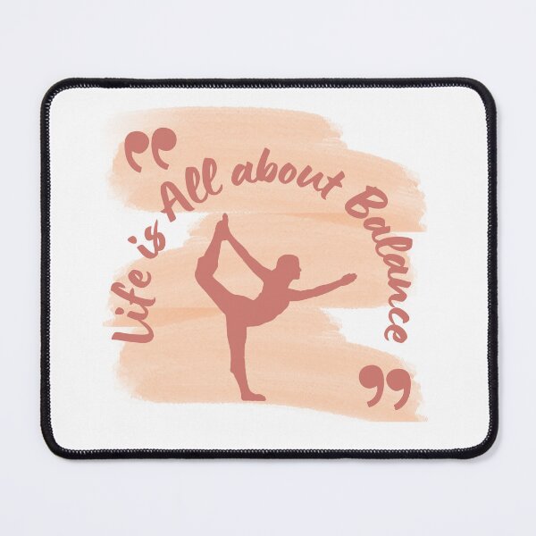 Item preview, Yoga Gifts Life Is All About Balance - Yoga Peace Love and Empathy | Life Is All About Balance peace designed and sold by FitBeast.