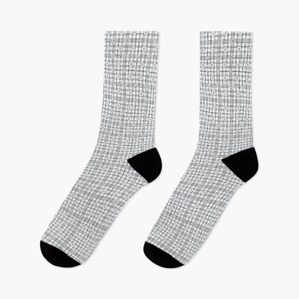 Item preview, Black Squares on White Pattern  designed and sold by Coop & Company Designs.