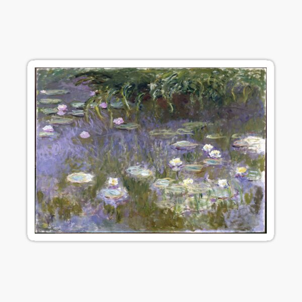 Vista previa del artículo con la obra «Claude Monet - Nenúfares», diseñado y vendido por beoverpowered.