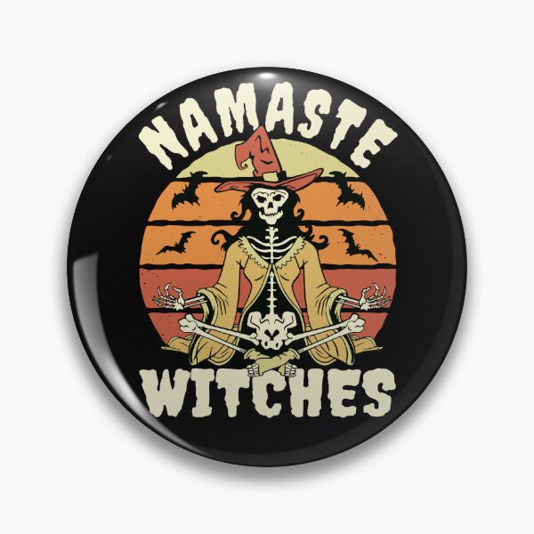 Item preview, Namaste Witches Funny Yoga Halloween Witch designed and sold by kenix73.