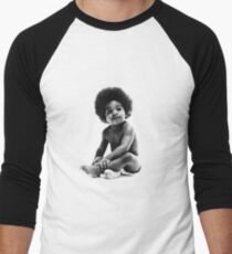 Ready to Die Notorious BIG replica baby print Men's Baseball ¾ T-Shirt