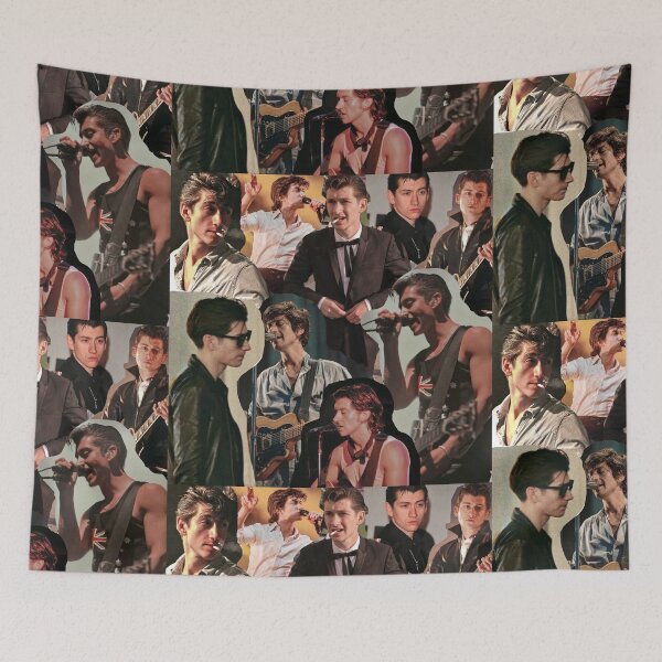Item preview, Alex Turner Arctic Monkeys Collage designed and sold by melodiesart.