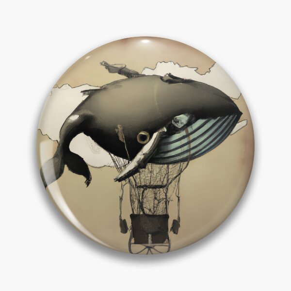 Item preview, Steampunk Whale Hot Air Balloon designed and sold by griffiths555.