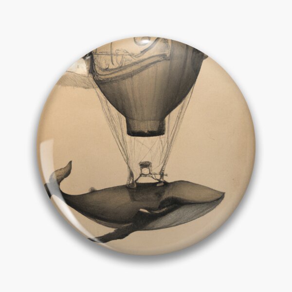 Item preview, Steampunk Whale Hot Air Balloon designed and sold by griffiths555.