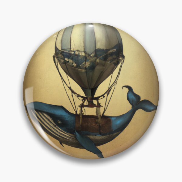 Item preview, Steampunk Whale Hot Air Balloon designed and sold by griffiths555.