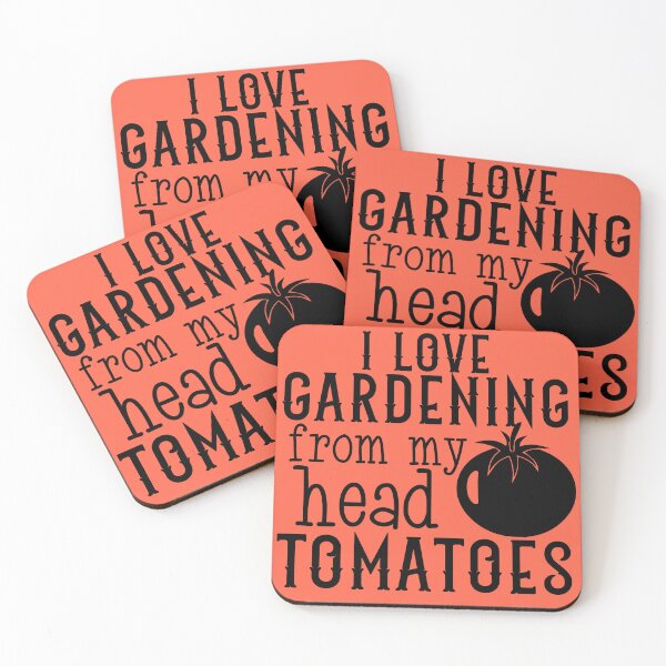 Item preview, Funny Gardener Tee I love Gardening From My Head Tomatoes designed and sold by elecheria.