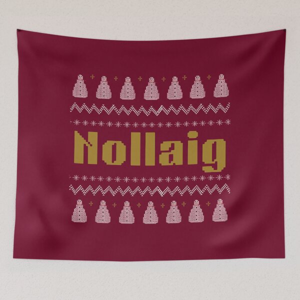 Item preview, Nollaig Irish Ugly Holiday Sweater designed and sold by ChromaCass.