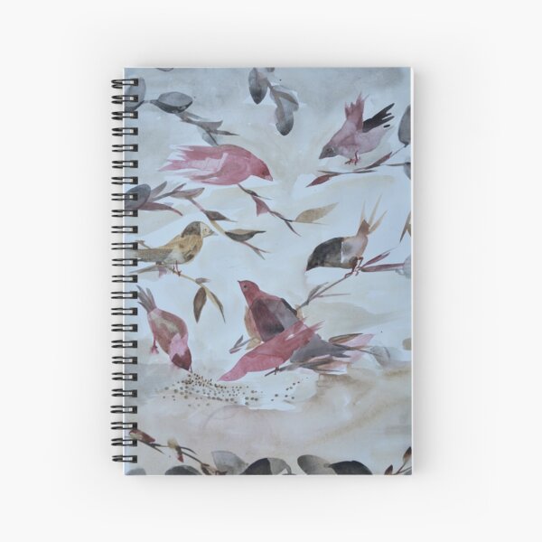 Red bird Spiral Notebook