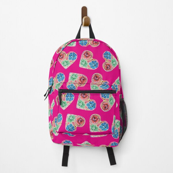 Item preview, Mexican embroidery heart tehuana flowers colorful market designed and sold by T-Mex.