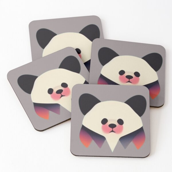 Item preview, Cute Abstract Panda Bear Graphic Design designed and sold by delohill.