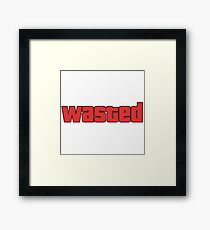 GTA GRAND THIEF AUTO Framed Print