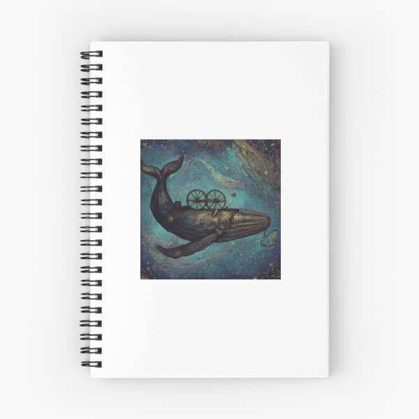 Item preview, Steampunk Flying Whale In Space designed and sold by griffiths555.