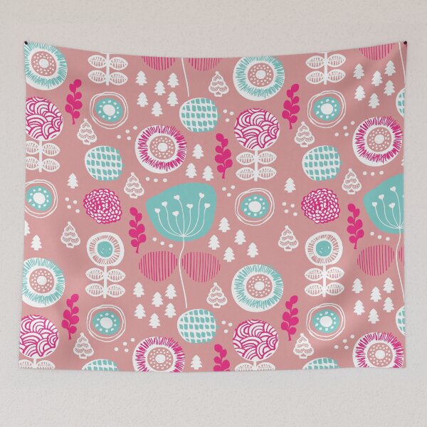 Item preview, Seasons Floral Poppy Garden - Pink designed and sold by Rainbows Galore.