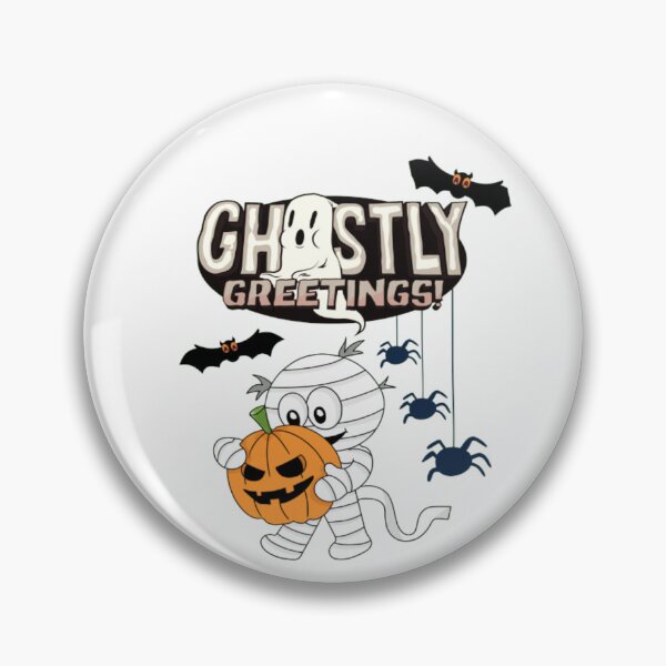 Item preview,  Spooky Halloween Ghostly Greetings designed and sold by ZubiyaArt.