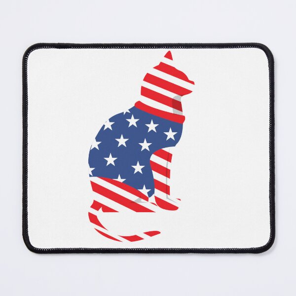 Item preview, Cat USA Flag Cat lover designed and sold by A6tan-graphiste.