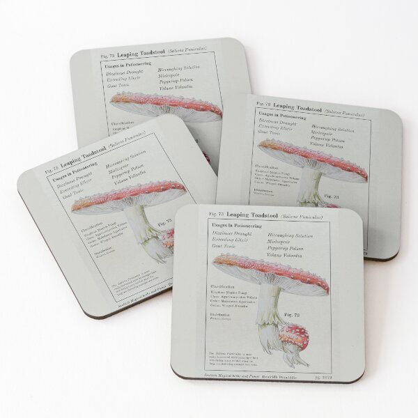Item preview, Leaping Toadstool designed and sold by DrawBotanical.