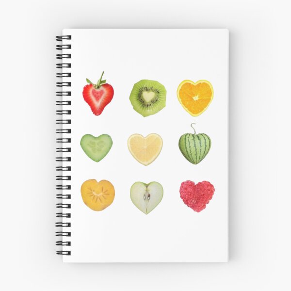 Item preview, Heart fruit sticker pack designed and sold by iridescentjelly.