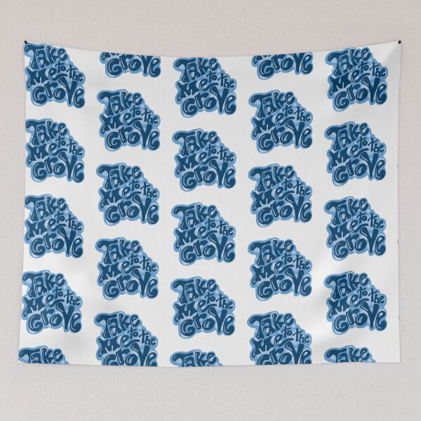Item preview, Take Me to the Grove blue dots designed and sold by sukeestudios.