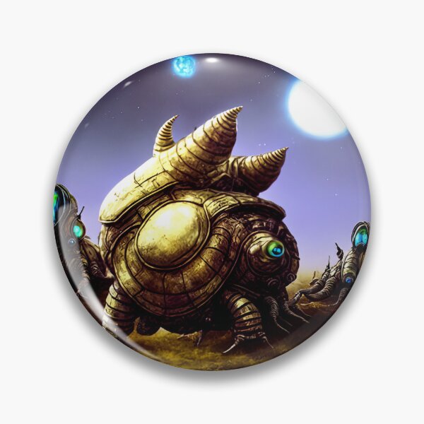 Item preview, A three-horned stompy alien battlesnail II designed and sold by BrachiaST.