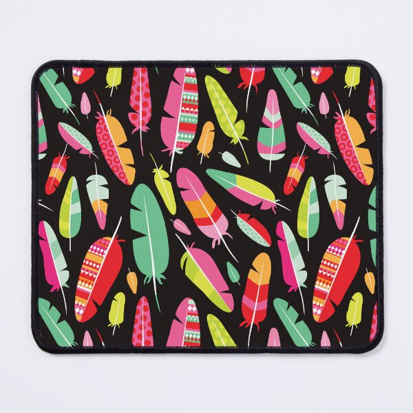 Item preview, Tropical Feathers Tribal - Black designed and sold by Rainbows Galore.