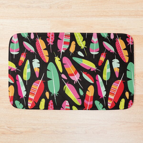 Item preview, Tropical Feathers Tribal - Black designed and sold by Rainbows Galore.