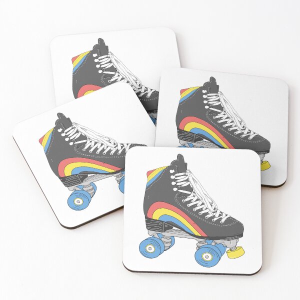 Item preview, rainbow roller skate  designed and sold by rahaelgeorge.
