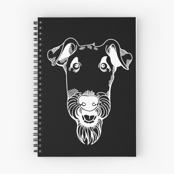 Item preview, airedale terrier (blanco) designed and sold by ByMaSOLE.