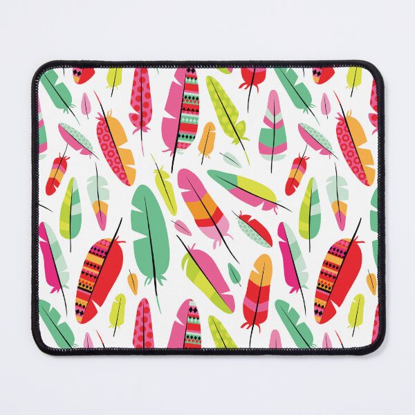 Item preview, Tropical Feathers Tribal - White designed and sold by Rainbows Galore.
