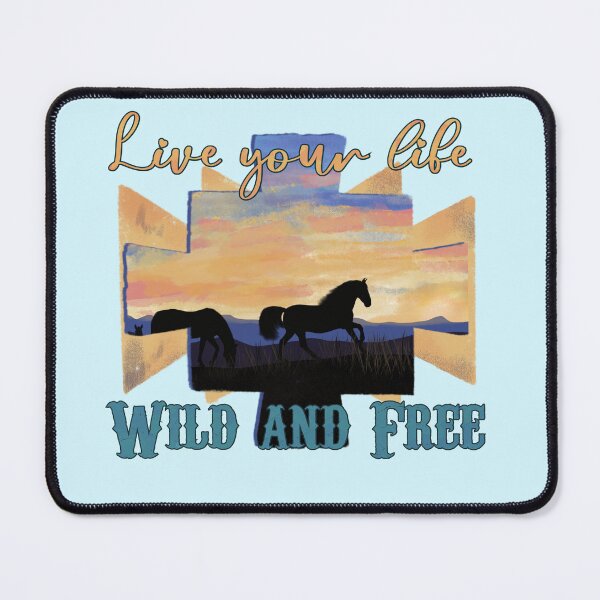 Item preview, Live Wild and free designed and sold by SaintsPlace.