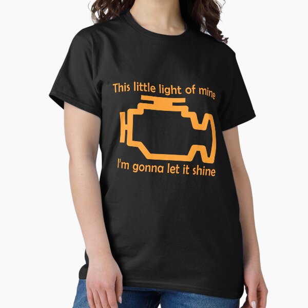 Item preview, Check Engine let it shine designed and sold by ChevDesign.