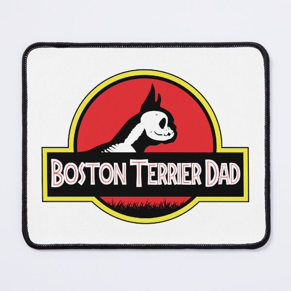 Item preview, (For Bright Background) Jurassic Boston Terrier Dad designed and sold by More Cute Dogs.