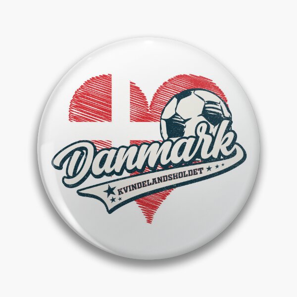 Artikelvorschau, Dänemark/dänische Frauen-Fußballmannschaft (Football Heart) entworfen und verkauft von Numero14.