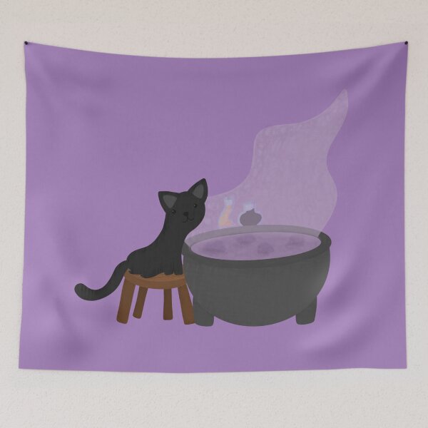 Item preview, Cat Making Potion designed and sold by ArtsyDonut.