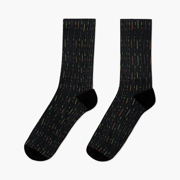 Item preview, Spooky Colored Lines Pattern designed and sold by hdport.