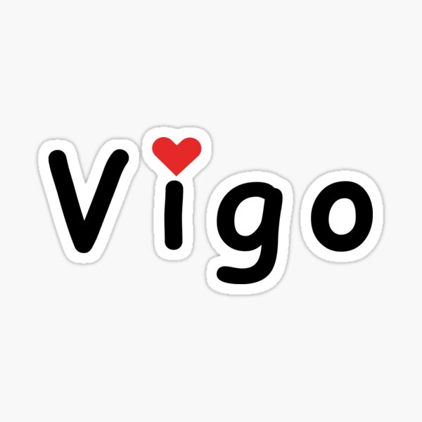 me encanta vigo Pegatina