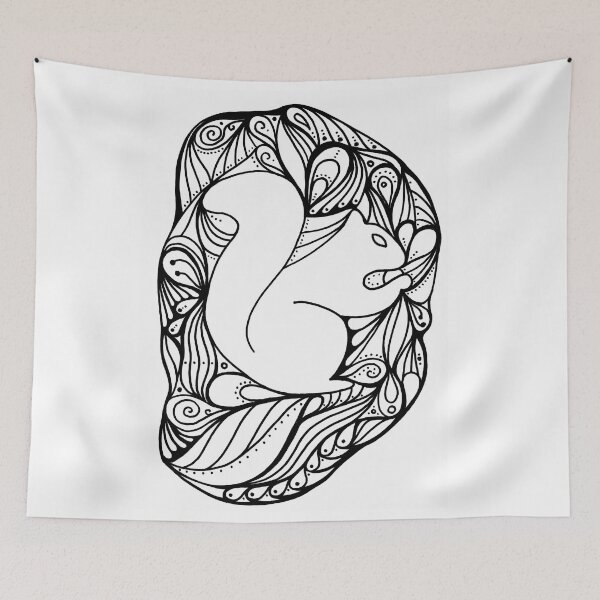 Item preview, Squirrel designed and sold by Roisin Mallon Art.