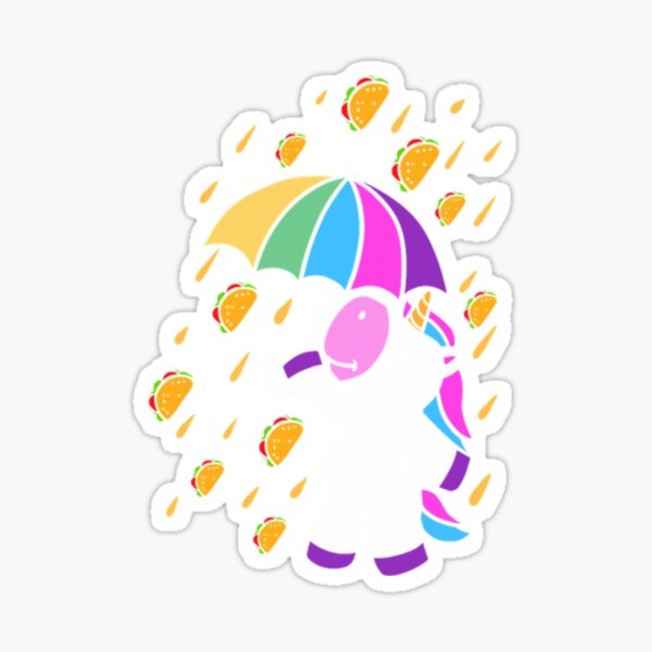 its raining tacos funny gamer song - Its Raining Tacos - Sticker