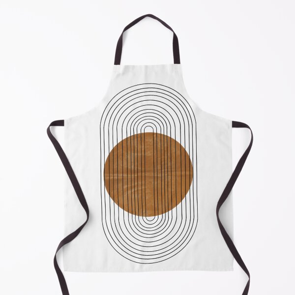 Item preview, Modern Contemporary Composition Minimalist Sunrise Abstract Flow Poster Arch Balance Brown Sun Rainbow Mid-Century lines Boho Geometric designed and sold by thanyaj.