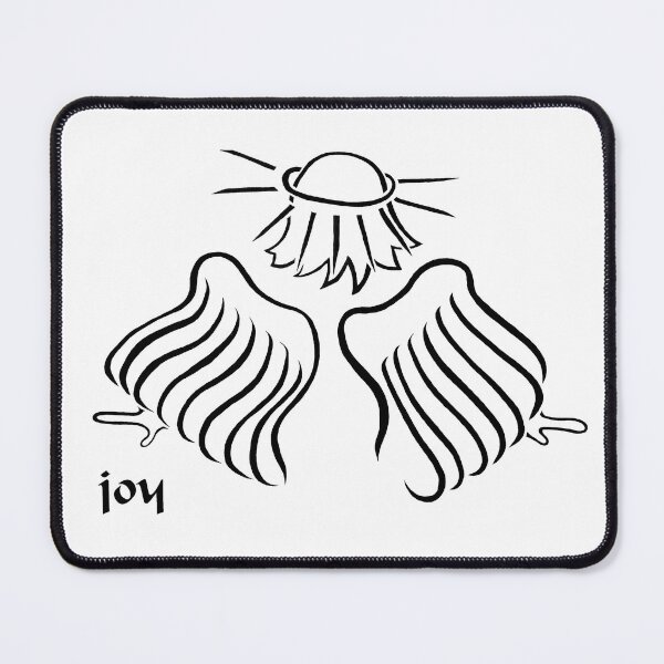 Item preview, Christmas angel with halo and the word Joy designed and sold by janesg.