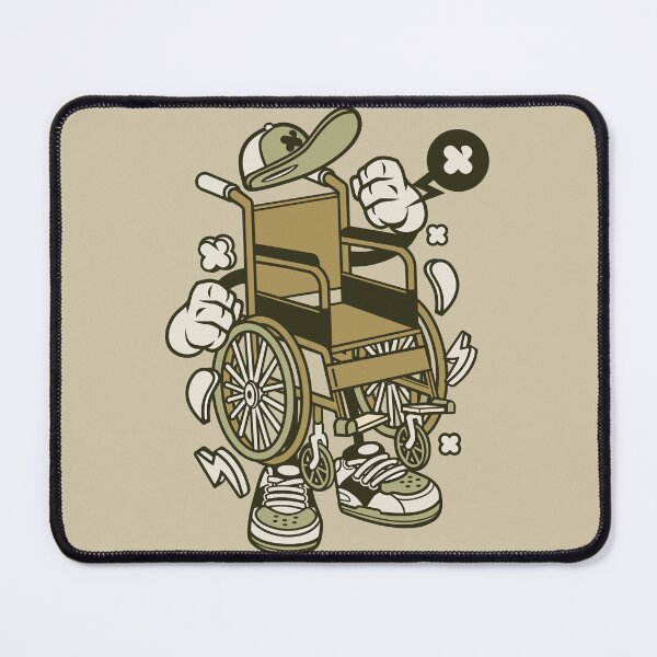 Item preview, Angry Wheelchair Wearing Cap designed and sold by Artistic Prints.
